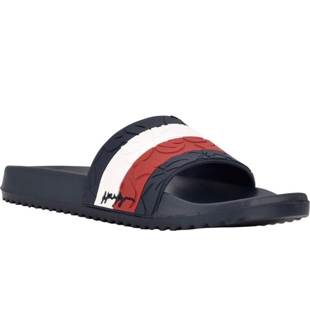 🆕 | Tommy Hilfiger | Men’s Ramey Tonal Leaf Slide | Size 13